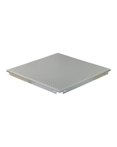 SAS120 Clip-In Tile - 600x600mm - 1522 Perforation with 10mm border and Fleece - RAL 9010 White